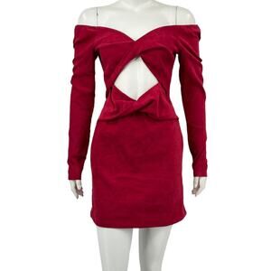 Lovers + Friends Dress Womens Medium Red Chili‎ Pepper Raisa Party Club Sultry
